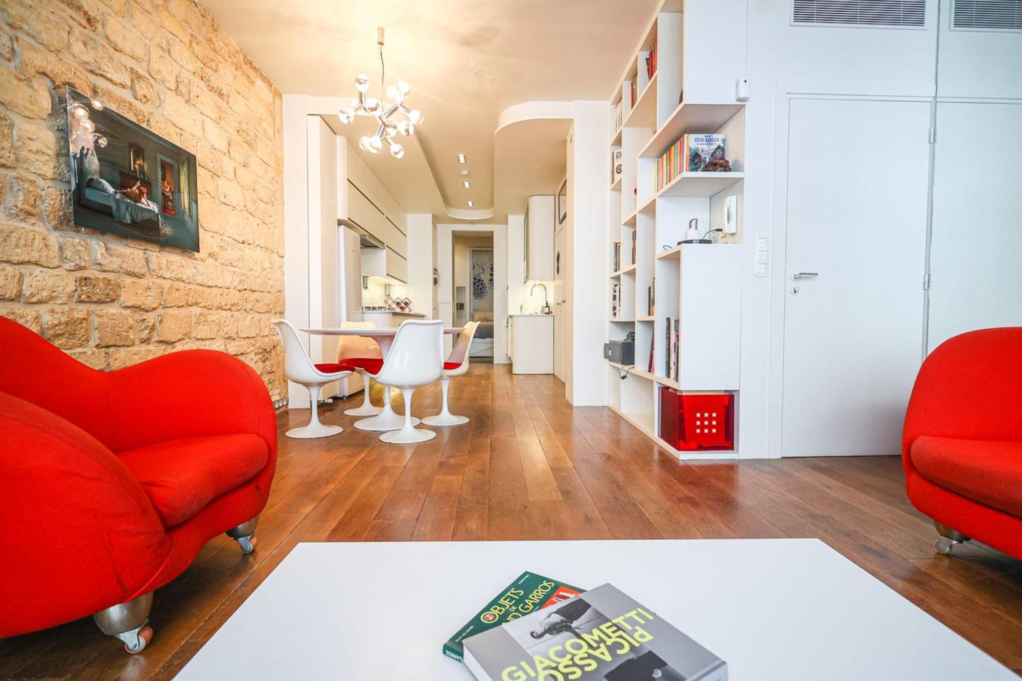 Elegant Appartement Climatise De 65 M2 Avec 2 Ch Paris Exterior photo